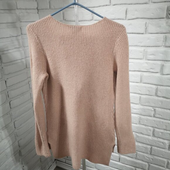 2/$30.00 - Liz Claiborne Ladies Light Pink with Scarf Tunic/Sweater - Picture 4 of 11